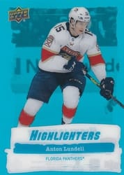 2022-23 Upper Deck Highlighters Anton Lundell #HL-6 card