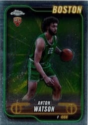 2024-25 Topps Chrome Base Set Anton Watson #107 card