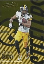 2018 Panini Absolute Base Set Antonio Brown #85 card