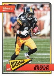 2018 Panini Classics Base Set Antonio Brown #79 card