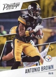 2018 Panini Prestige Base Set Antonio Brown #193 card