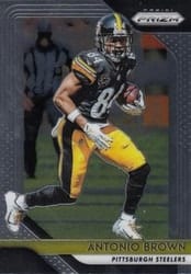 2018 Panini Prizm Base Set Antonio Brown #33 card