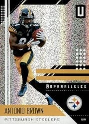 2018 Panini Unparalleled Base Set Antonio Brown #166 card