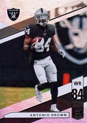 2019 Donruss Elite Base Set Antonio Brown #82 card