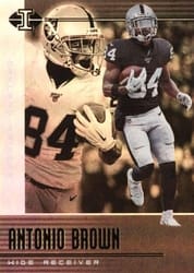 2019 Panini Illusions Base Set Antonio Brown #83 card