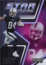 2019 Panini Playoff Star Gazing Antonio Brown #12 card