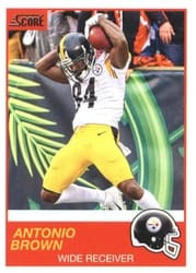 2019 Score Base Set Antonio Brown #116 card