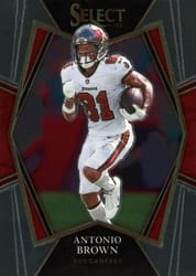 2021 Panini Select Base Set Antonio Brown #132 card