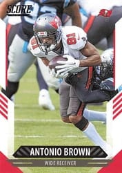 2021 Score Base Set Antonio Brown #14 card