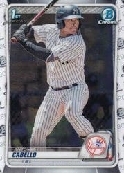 2020 Bowman Chrome Prospects Antonio Cabello #BCP-85 card
