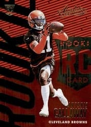 2018 Panini Absolute Base Set Antonio Callaway #150 card