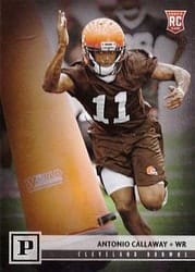 2018 Panini Base Set Antonio Callaway #396 card