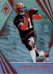 2018 Panini Phoenix Base Set Antonio Callaway #182 card