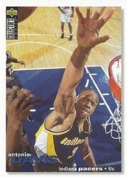 1995-96 Collector's Choice Base Set Antonio Davis #218 card