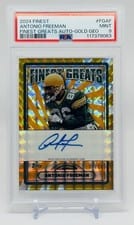 2024 Finest Finest Greats Autographs Antonio Freeman #FG-AF card