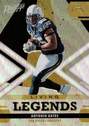 2022 Panini Prestige Living Legends Antonio Gates #LL-7 card
