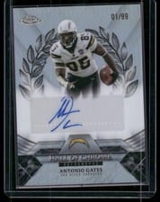 2025 Topps Chrome Hall of Chrome Autographs Antonio Gates #HOCA-AG card