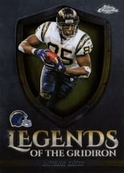 2025 Topps Chrome Legends of the Gridiron Antonio Gates #LOG-32 card