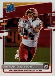2020 Donruss Optic Base Set Antonio Gibson #185 card