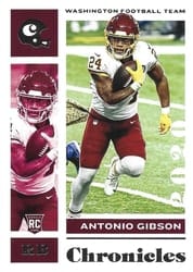 2020 Panini Chronicles Base Set Antonio Gibson #100 card