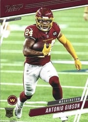 2020 Panini Chronicles Prestige Rookies Update Antonio Gibson #323 card