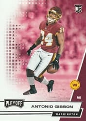 2020 Panini Playoff Base Set Antonio Gibson #228 card