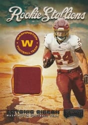 2020 Panini Playoff Rookie Stallions Antonio Gibson #RS-28 card