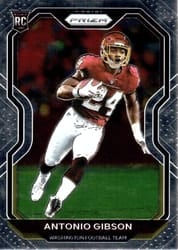 2020 Panini Prizm Base Set Antonio Gibson #384 card