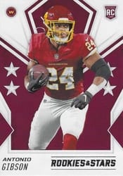 2020 Panini Rookies & Stars Base Set Antonio Gibson #115 card