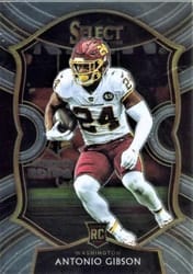 2020 Panini Select Base Set Antonio Gibson #72 card