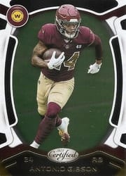 2021 Panini Certified Base Set Antonio Gibson #62 card
