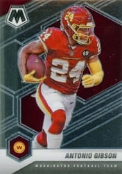 2021 Panini Mosaic Base Set Antonio Gibson #200 card