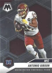2021 Panini Mosaic Base Set Antonio Gibson #214 card