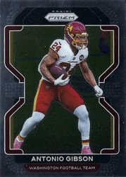 2021 Panini Prizm Base Set Antonio Gibson #212 card