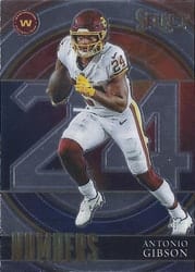 2021 Panini Select Select Numbers Antonio Gibson #SN-18 card