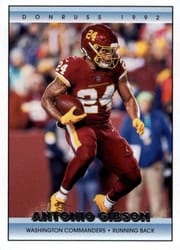 2022 Donruss Retro 1992 Antonio Gibson #18 card