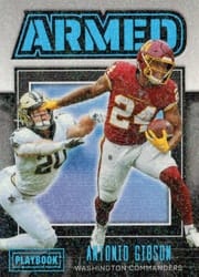 2022 Panini Playbook Armed Antonio Gibson #A-1 card
