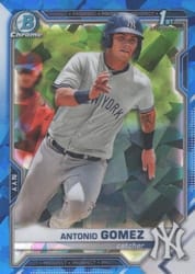 2021 Bowman Sapphire Edition Base Set Antonio Gomez #BCP-82 card