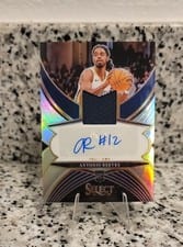 2024-25 Panini Select Rookie Jersey Autographs Antonio Reeves #RJA-REE card