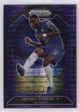 2020 Panini Prizm Premier League Antonio Rudiger Breakaway Violet Prizm #214 card