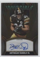 2022 Panini Chronicles Invincible Autographs Antwaan Randle El #INV-ANE card