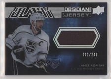 2021-22 SPx UD Black Obsidian Jersey Anze Kopitar #OJ-AK card