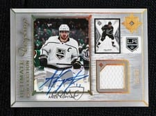 2021-22 Upper Deck Ultimate Collection Ultimate Display Autograph Jersey Anze Kopitar #UDA-AK card
