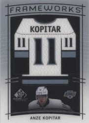 2024-25 SP Game Used Frameworks Anze Kopitar #F-AK card