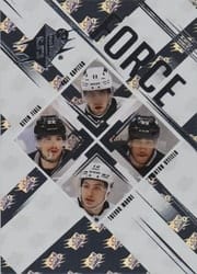 2024-25 SPx Force Anze Kopitar/Kevin Fiala/Quinton Byfield/Trevor Moore #SF-KFBM card