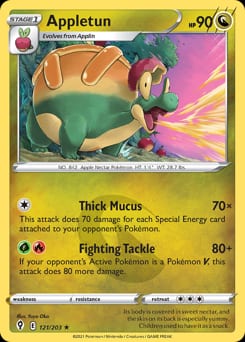 Evolving Skies Appletun #121 card