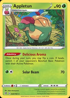 Rebel Clash Appletun #23 card