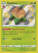 2021 Shining Fates Shiny Vault Appletun #SV014 card