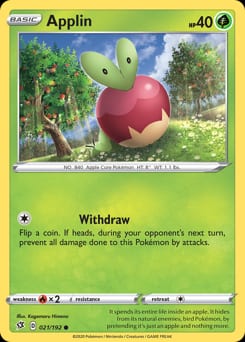 Rebel Clash Applin #21 card