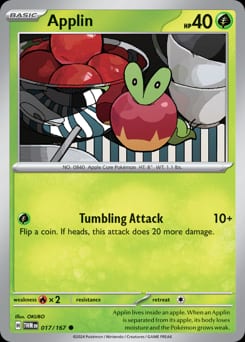 Twilight Masquerade Applin #17 card